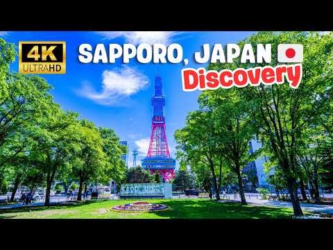 🇯🇵 SURPRISING Sapporo Hokkaido Japan City Walking Tour [4K Video]