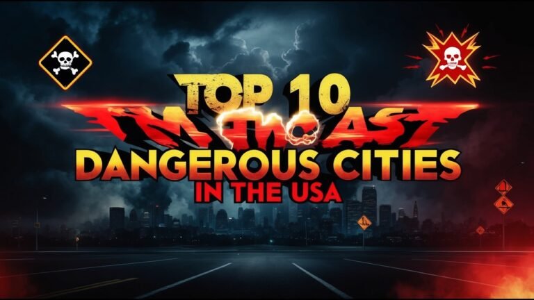 Top 10 Most DANGEROUS Cities in the USA for Tourists