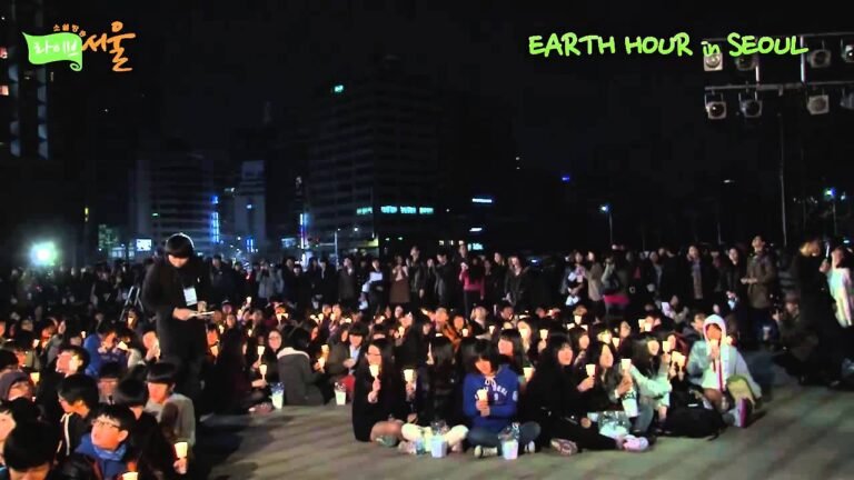 Earth Hour 행사 현장을 가다!