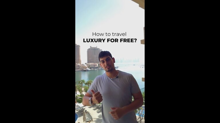 How to travel luxury for free?