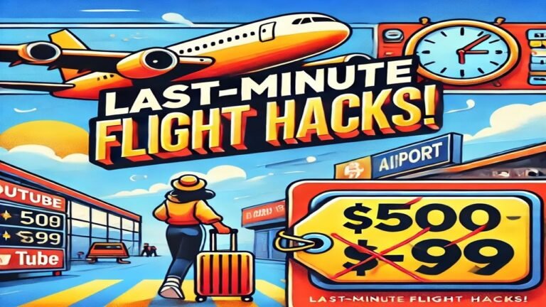 How to get last minute flights cheap! | Cheap Travel Hacks Revealed