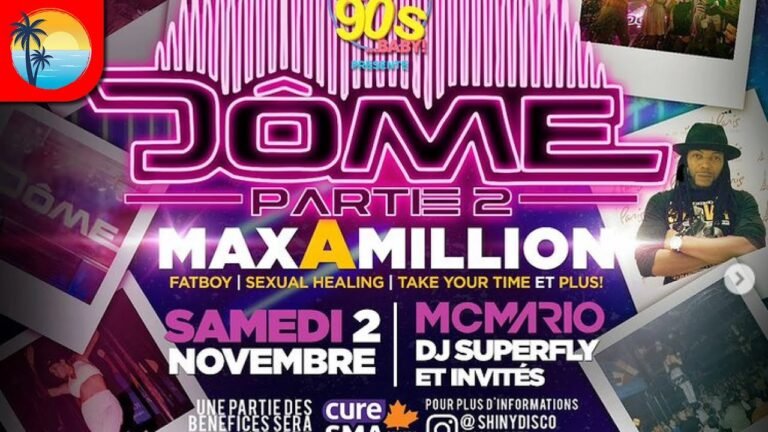 90s Party with Maxamillion Montreal Quebec