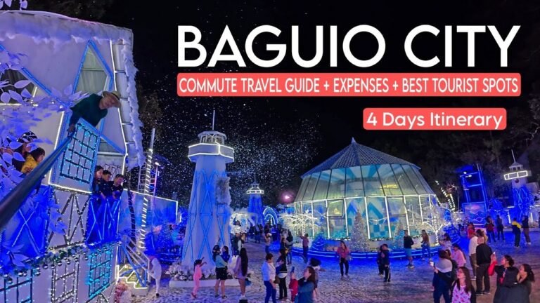 BAGUIO CITY 🇵🇭 | 2024 Christmas Village + Commute Guide to all Tourist Spots + Food + Expenses