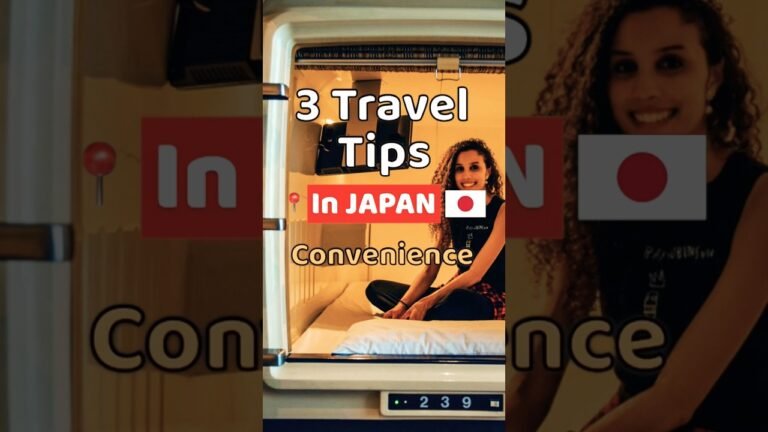 3 Travel Tips that you should definitely use to enjoy your time in Japan 🇯🇵 | #shorts, #japan