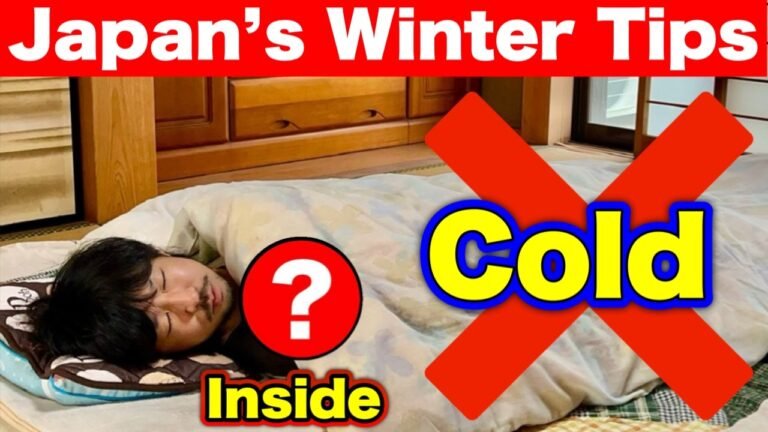 How the Japanese survive cold winter? | 7 Japan’s Winter Tips to beat the cold from Japanese local